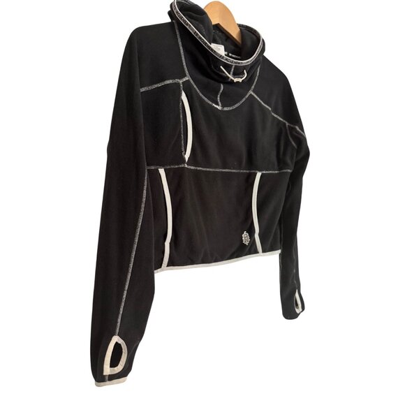 FP Movement Care On The Run Fleece Size XS Funnel Neck Hoodie NWT Free People Po - Picture 7 of 8